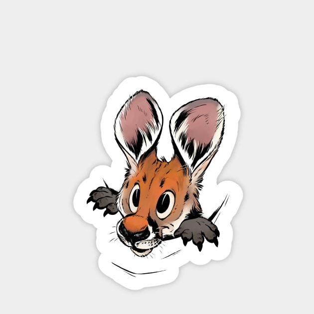 Joey in pouch Sticker by HenriekeG